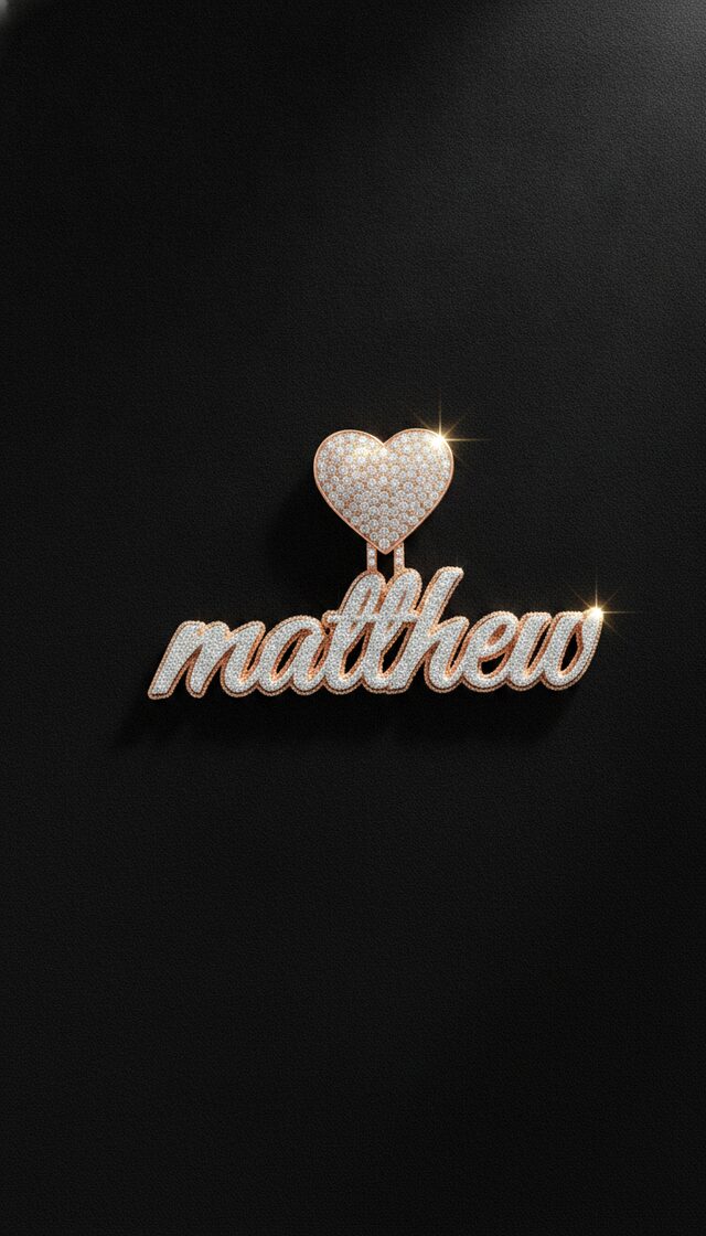 Matthew custom pendant design